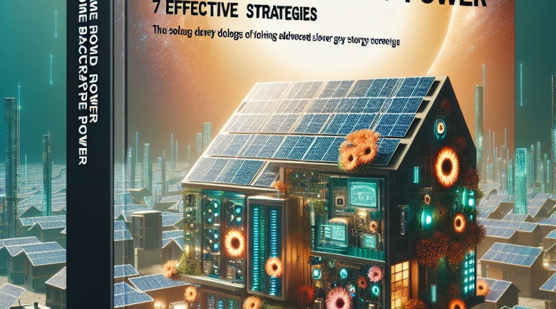 solar home backup power 2025